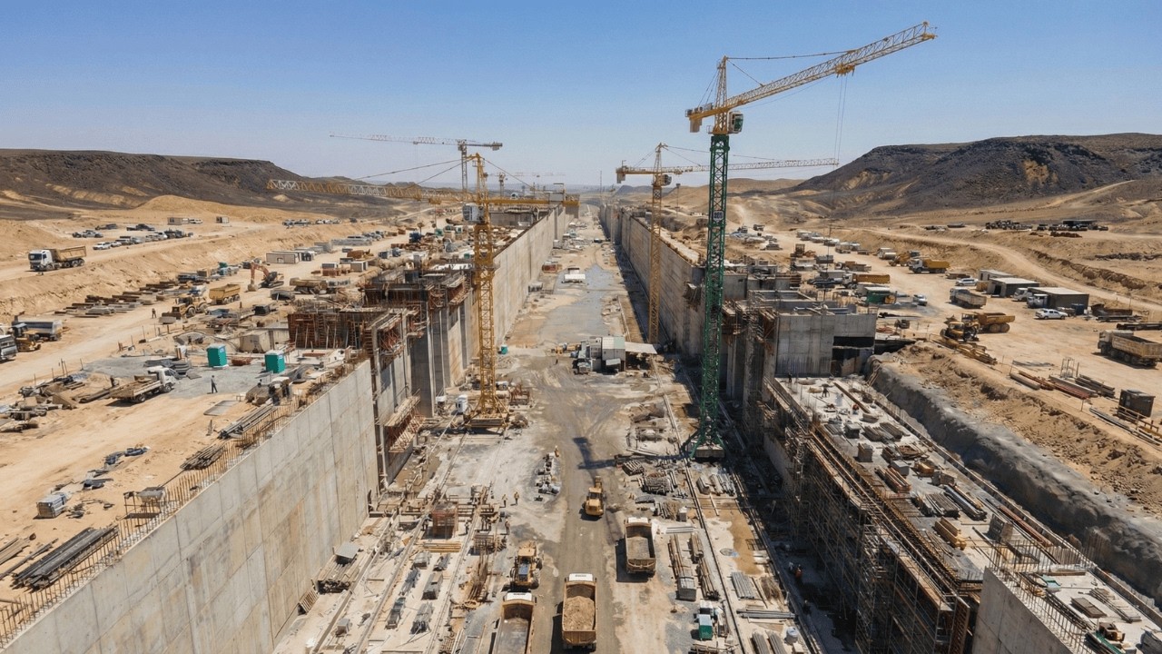 Inside Israel's $55 Billion Plan to Rival Suez Canal