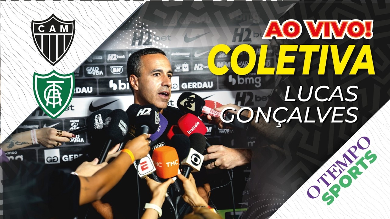 🔥AO VIVO🔥COLETIVA DE LUCAS GONÇALVES APÓS ATLÉTICO X AMÉRICA⚫🎙️