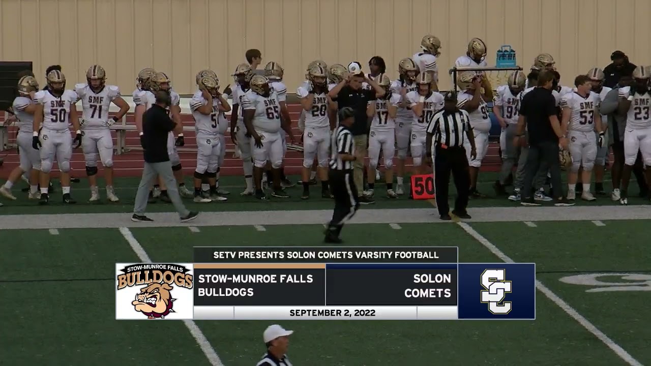 9/2/22 Solon Varsity Football vs. Stow-Monroe Falls