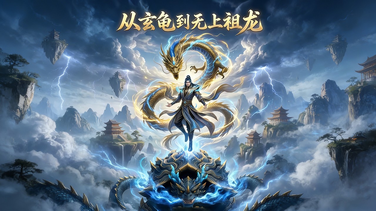 🐢→🐉⚡巫妖量劫苟王崛起！玄龟夺词条吞真龙精血！逆杀帝俊太一霸洪荒！💥#tanglingling