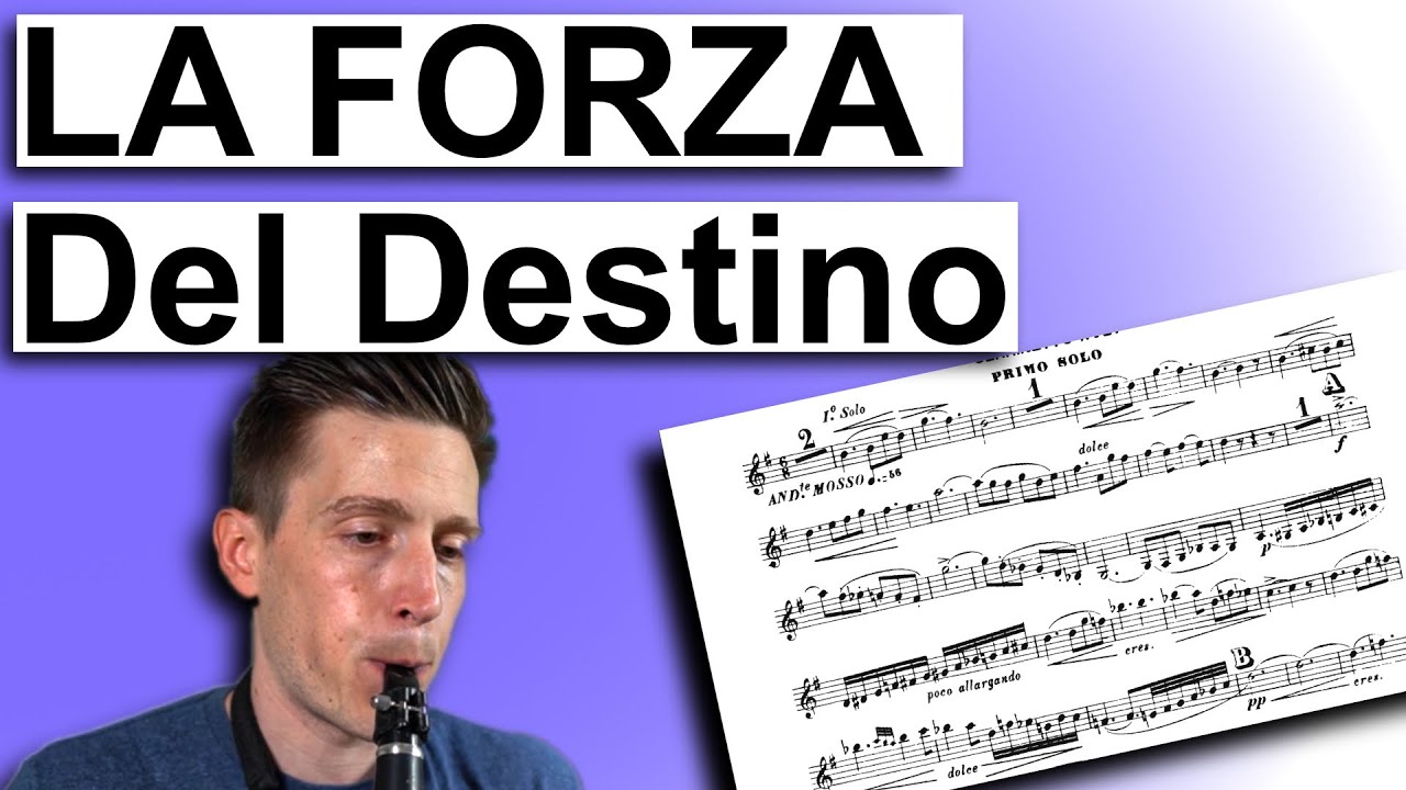 Clarinet Solo: La Forza Del Destino