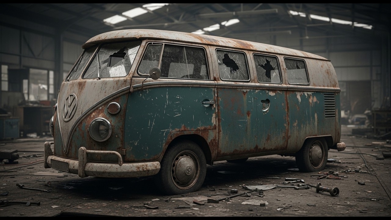 ASMR Car Restoration! 1968 VW Bus Full Restoration Process