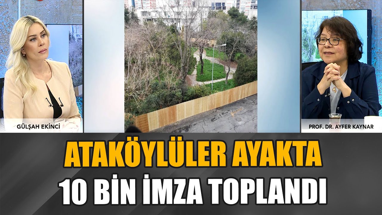 Ataköylüler ayakta | Ataköy 1. Kısım Koruma ve Güzelleştirme Derneği Başkanı Prof. Dr. Ayfer Kaynar