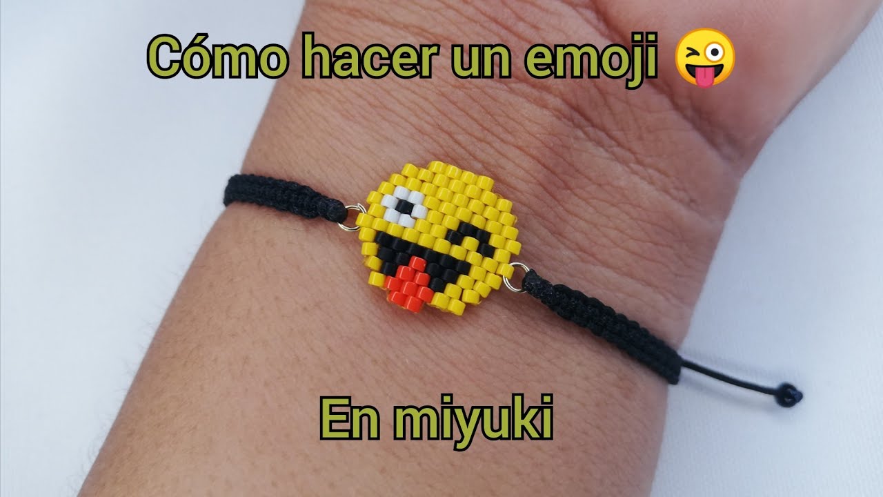 PULSERA EMOJI EN CHAQUIRA MIYUKI 😜.