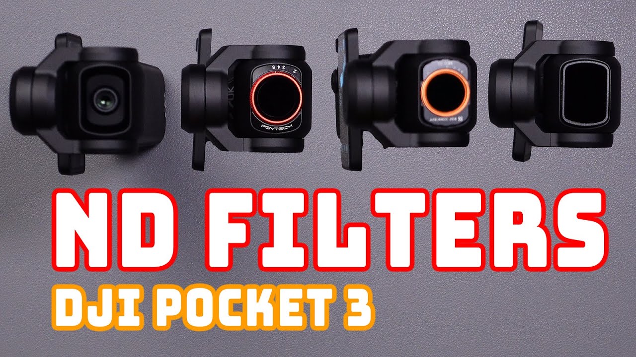 DJI POCKET 3 filters | PGYTECH VND - KF Concept VND - Freewell ND