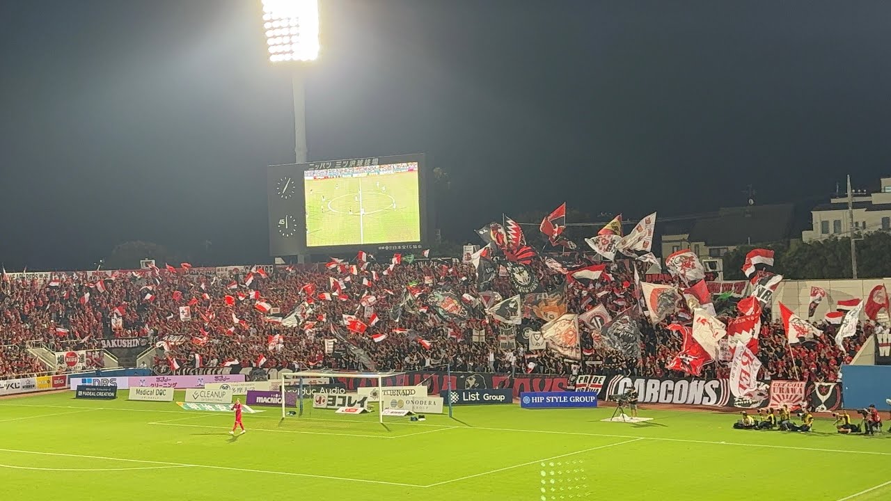セイ！→「アレ浦和」良い雰囲気、1-0リードで後半へ 2025年8月9日(土) J1 横浜FC vs 浦和レッズ @ ニッパツ三ツ沢球技場