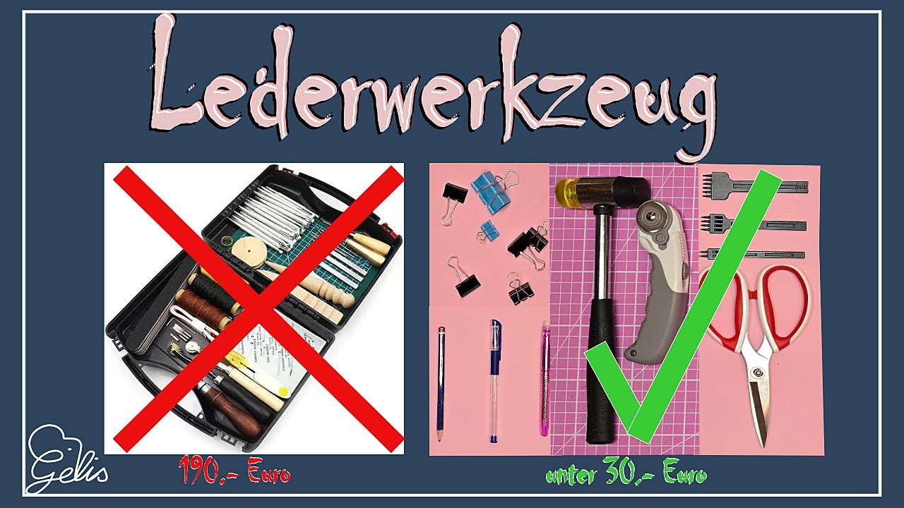 Meine Top Tipps f&uuml;r Leder DIY Anf&auml;nger!