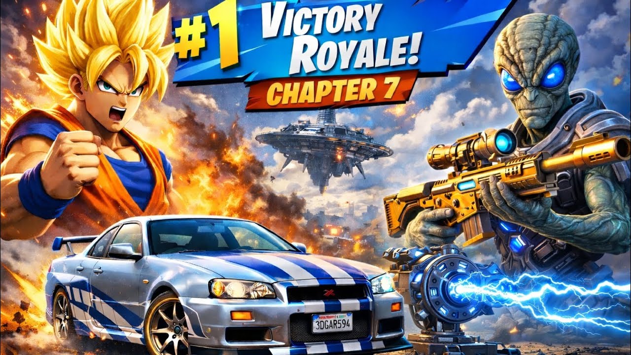 🏆 Victory Royale! Goku Goes Ultra — Alien Boss Down, Arc-Lightning Secured!⚡️🎯 👑 👀