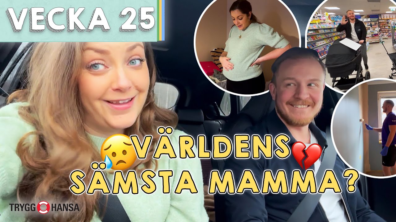 BLEV S&Aring; LEDSEN INNE I BARNVAGNSBUTIKEN - Stina & Fredrik vecka 25