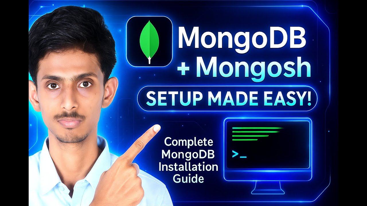 How to Install MongoDB and Mongosh on Windows | Complete Setup Tutorial 2025