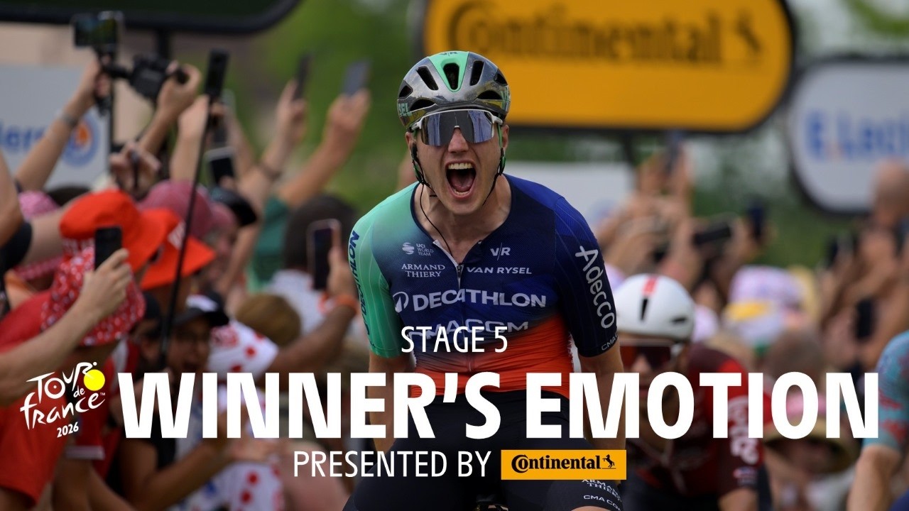 Tour de France 2026 - Stage 5 Winner's emotion