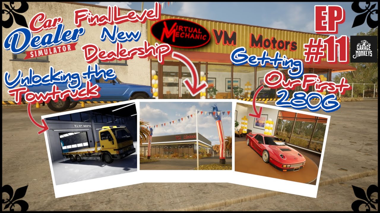 VM Motors EP11: New Feature Parts Delivery Plus the Final Level Up - Car Dealer Simulator #letsplay