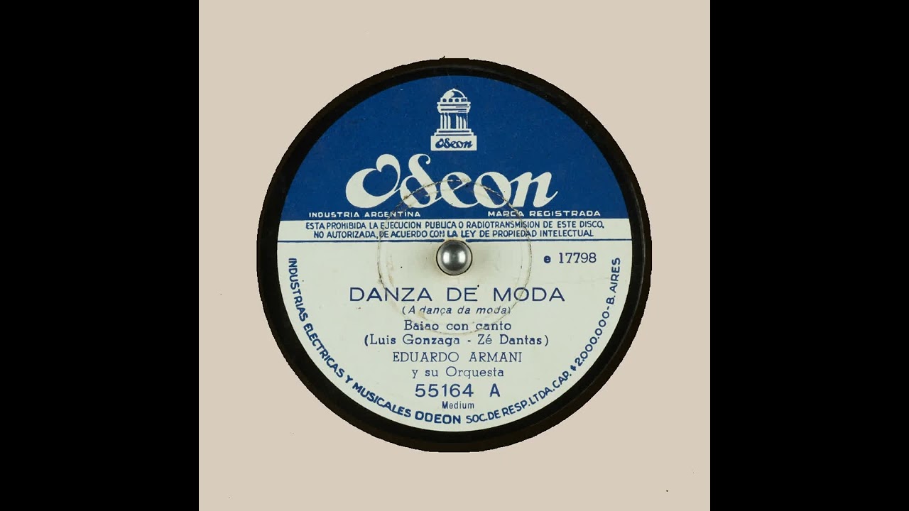 Danza de Moda    Eduardo Armani y su Orquesta   ODEON