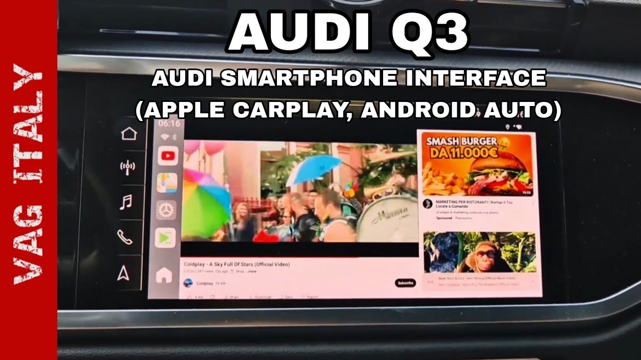 Audi Q3 2019 Audi Smartphone Interface (CarPlay + Android Auto) e Attivazioni varie