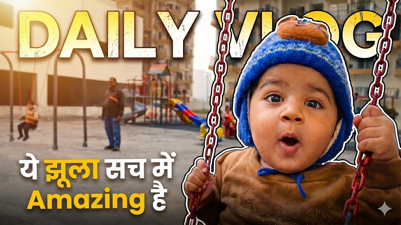 Bunny ने दादा जी के साथ park में Dhoom मचा दी | Daily Vlog | Life at 16:9| Satyam & Neha #viral #yt