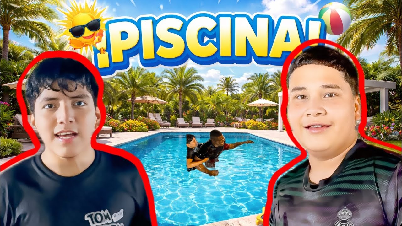 ZARIGÜEYA, MANES Y YO NOS BAÑAMOS EN LA PISCINA 🏊 | Argenis mina 