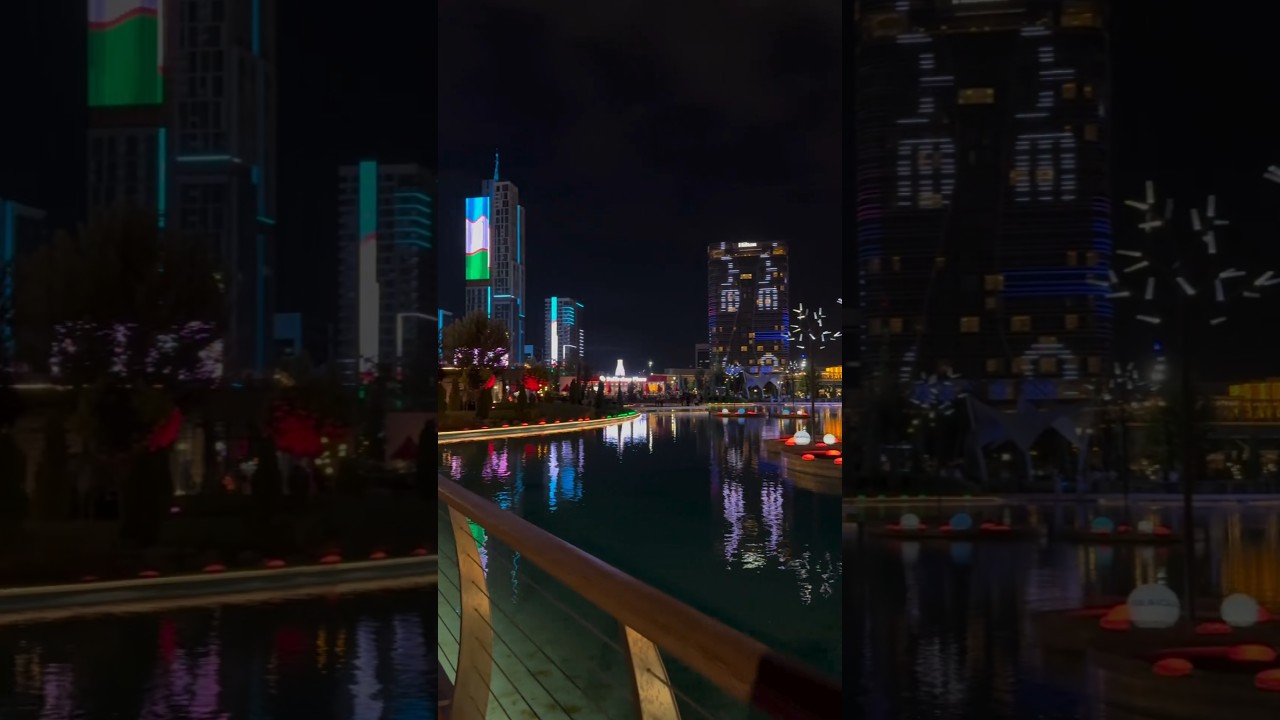 Night Tashkent city Ночной Ташкент #uzbekistan #2024