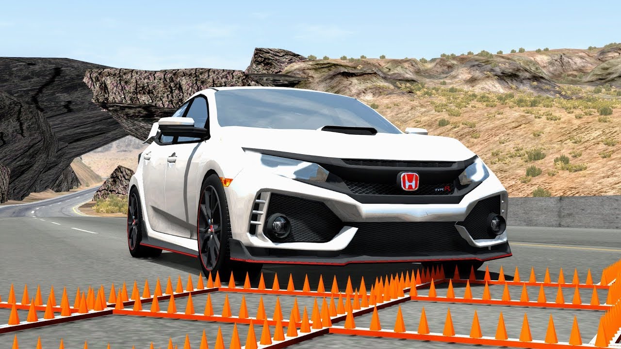 Massive Spike Strip Pileup Crashes #8 – BeamNG Drive | CrashBoomPunk