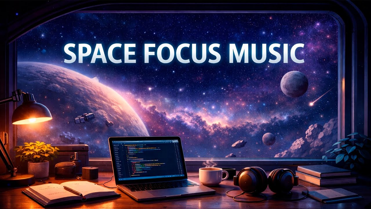 Space music for concentration and focus while studying | Background study