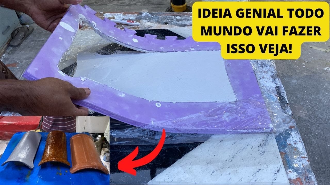 TELHA CASEIRA DIFÍCIL DE ACREDITAR MAS É VERDADE Invenção Genial a mais fácil do YouTube