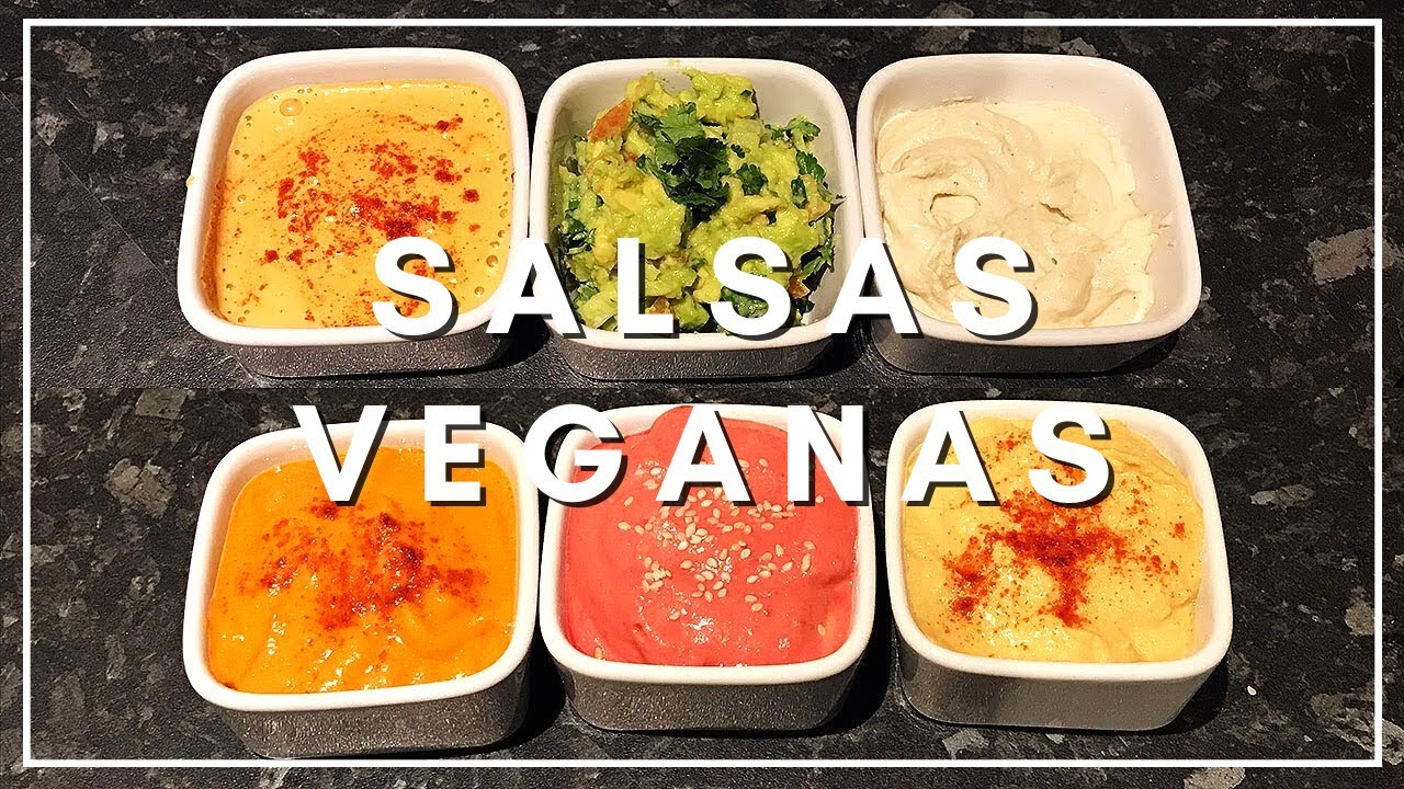 6 SALSAS VEGANAS FÁCILES