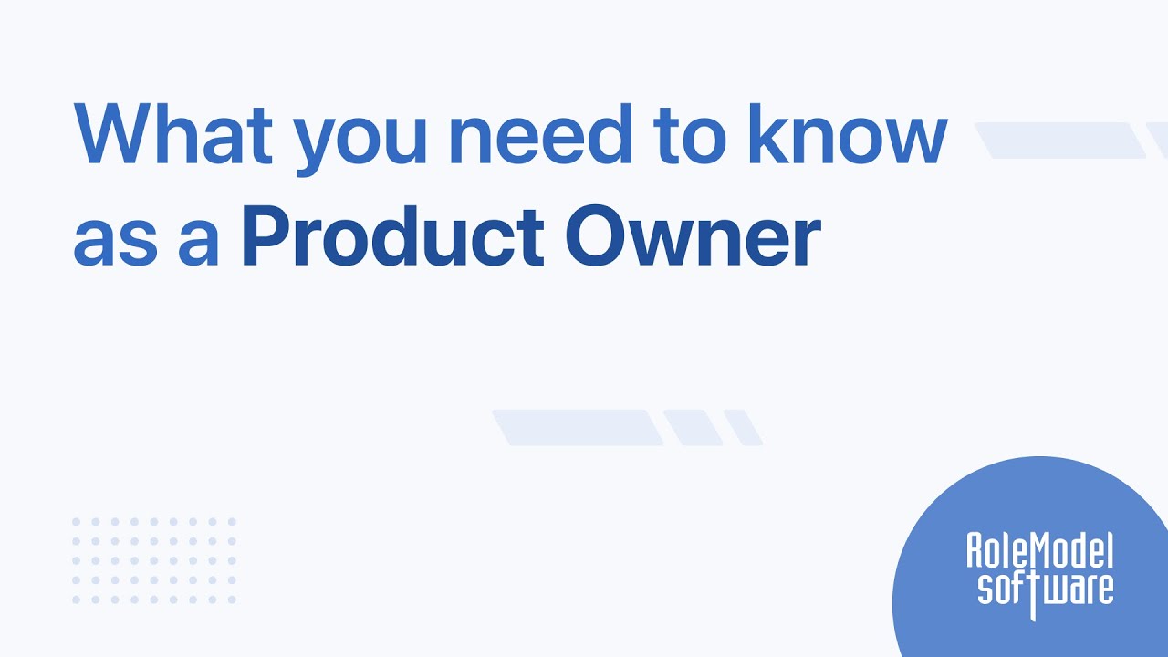Product Owner Education Compilation