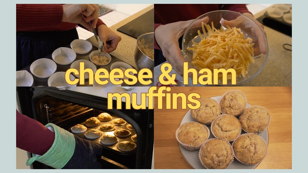 Baking Cheese & Ham Muffins and Avoiding Store-Bought Snacks