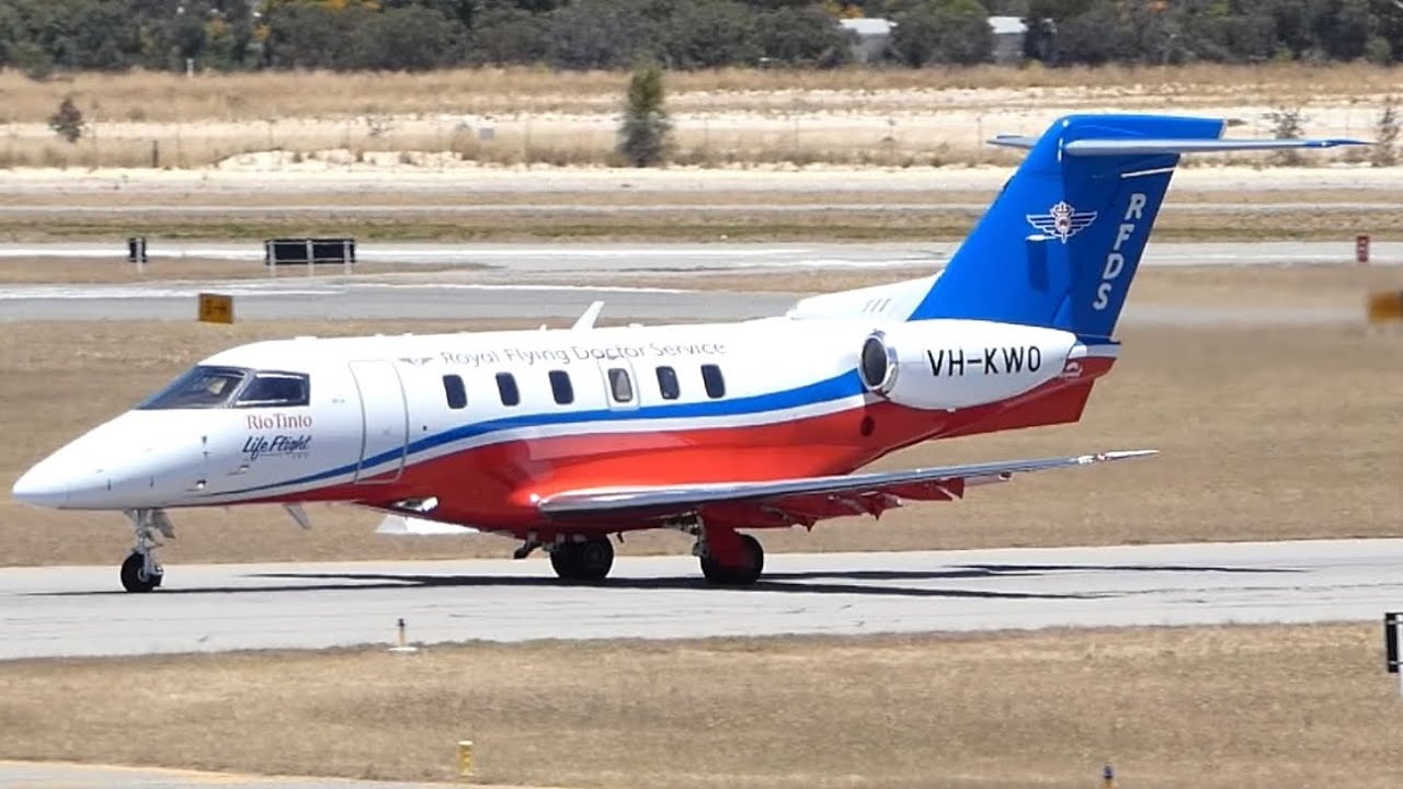VH-KWO | Royal Flying Doctor Service Pilatus PC-24 Departing Jandakot Airport