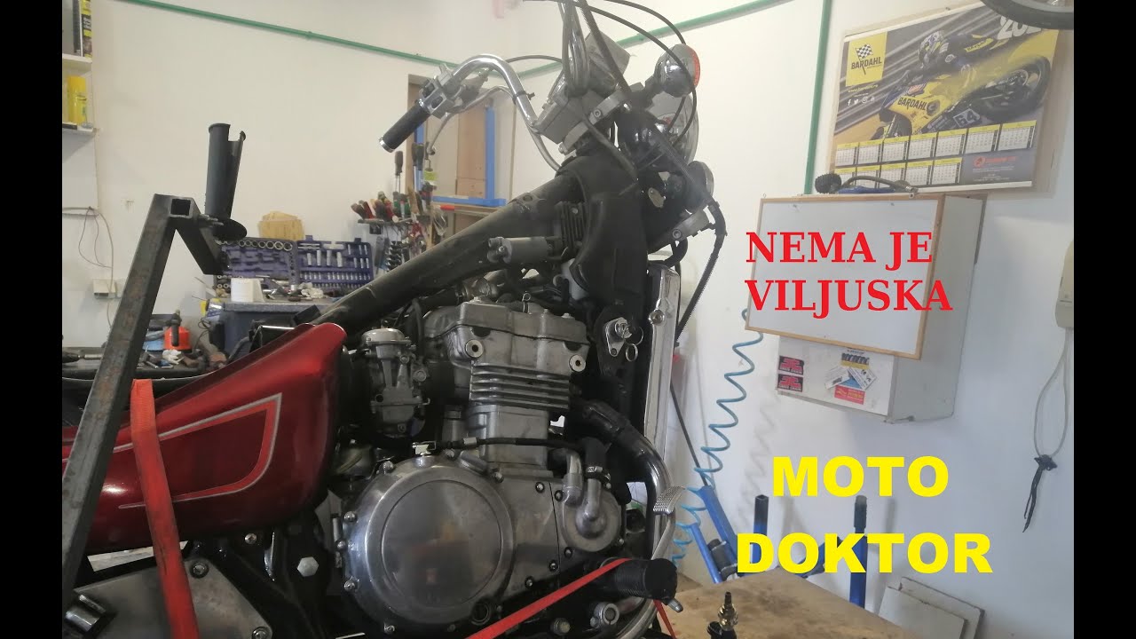 Kako zameniti semeringe na viljuskama Kawasaki EN 500 + Bonus ostali rad