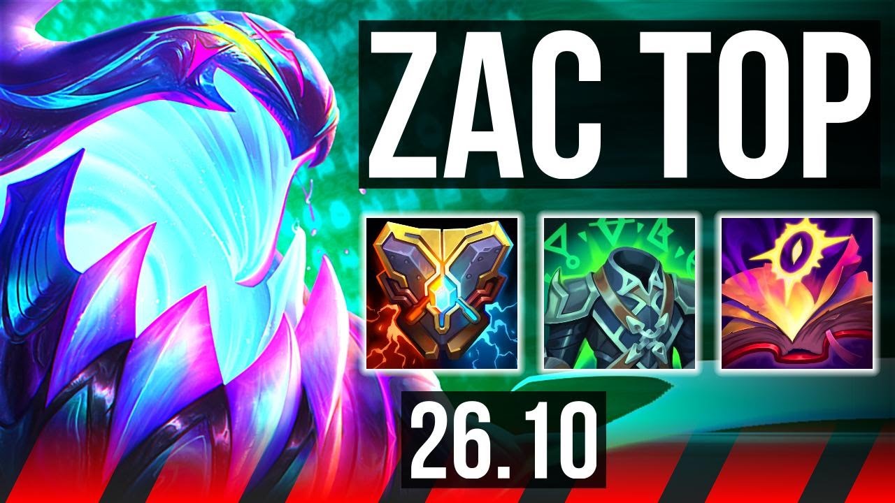 ZAC vs GAREN (TOP) | 38K damage, Good KDA: 10/2/22 | EUW Master | 26.10