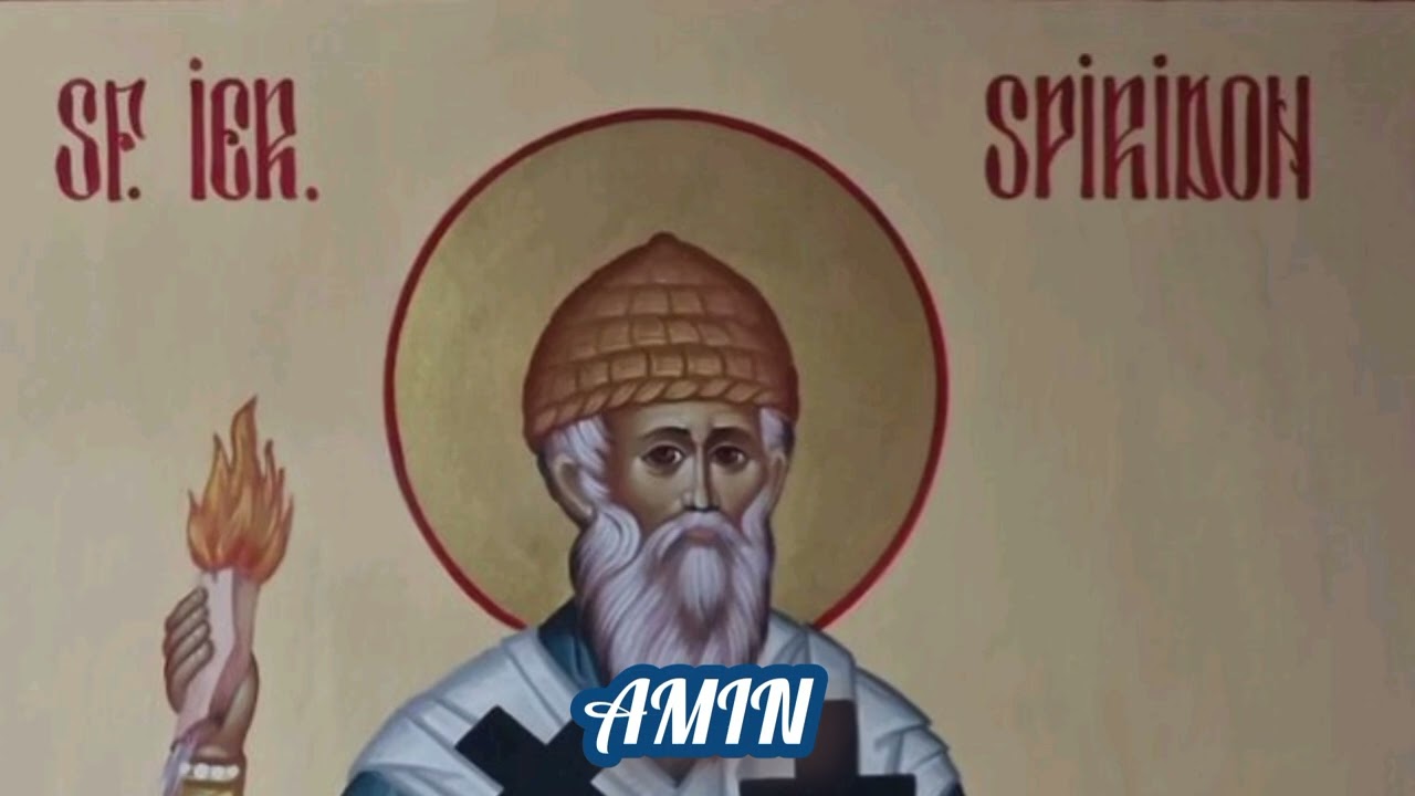Rugăciune puternică, către Sfântul Spiridon, mare făcător de minuni.🙏🙏🙏