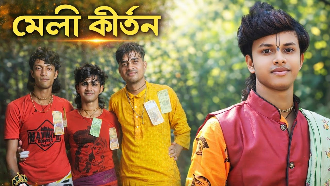 বাঘাঘোল ১৬ প্রহর নাম সংকীর্তন সন্ধ্যা আরতি মেলি নারায়ণচক রাধাগোবিন্দ কীর্তন সম্প্রদায় 