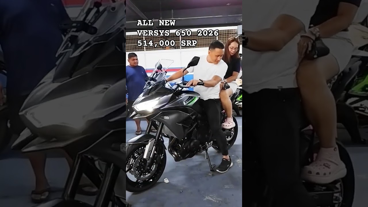 All new Kawasaki VERSYS 650 2026  Now available in our showroom for Inquiry contact 0995-3646367