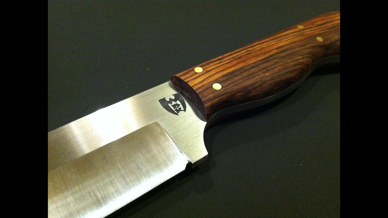 How to make a knife handle step by step