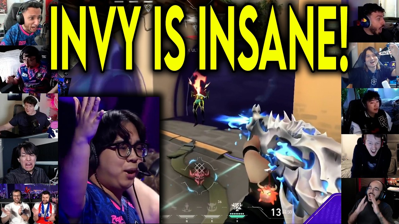 Valorant Streamers Reacts To PRX Invy Insane 4k Against NRG In Masters Santiago