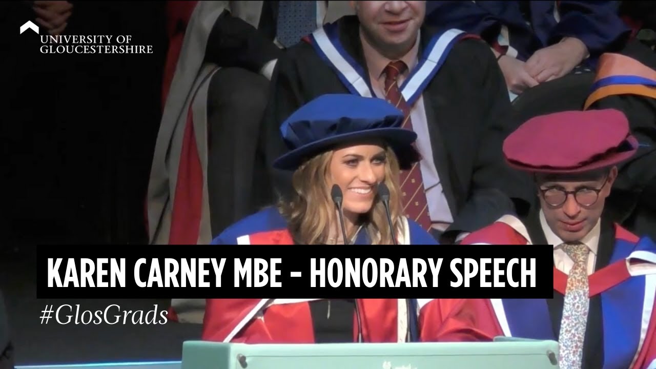 Graduation 2023 |  Karen Carney MBE Honorary Speech │ University of Gloucestershire