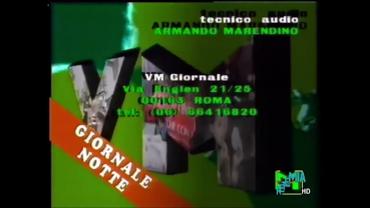 SIGLE TV - VideoMusic-VMGiornale-Notte (1991-1993) [4K-UHD-2160p60]