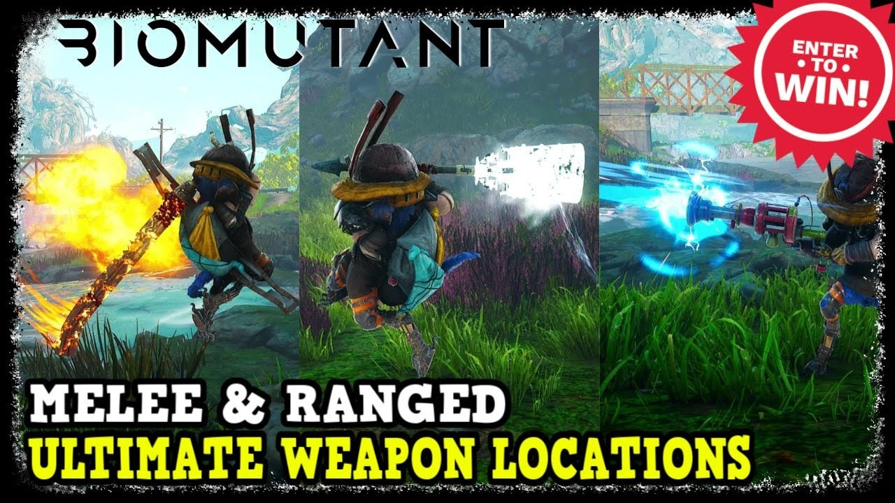 Biomutant All Ultimate Weapon Locations (Biomutant Ultimate Melee & Ultimate Ranged)
