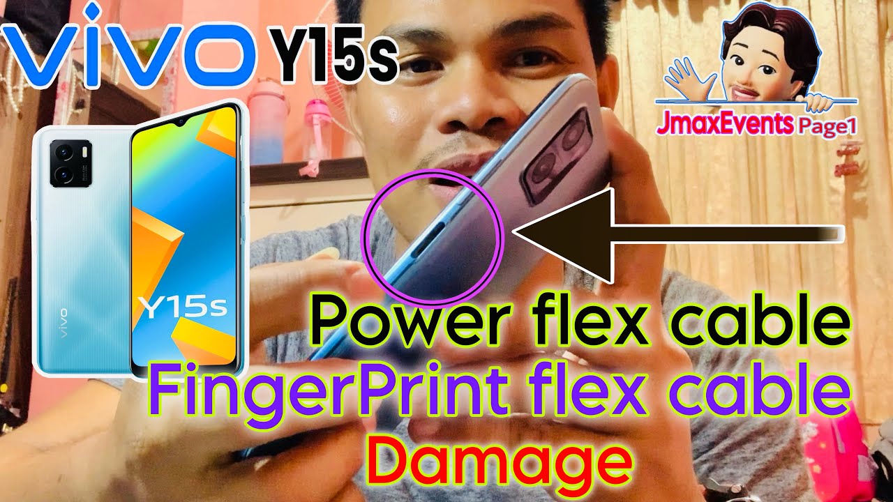 VIVO Y15S Power flex button & FingerPrint flex cable Repair