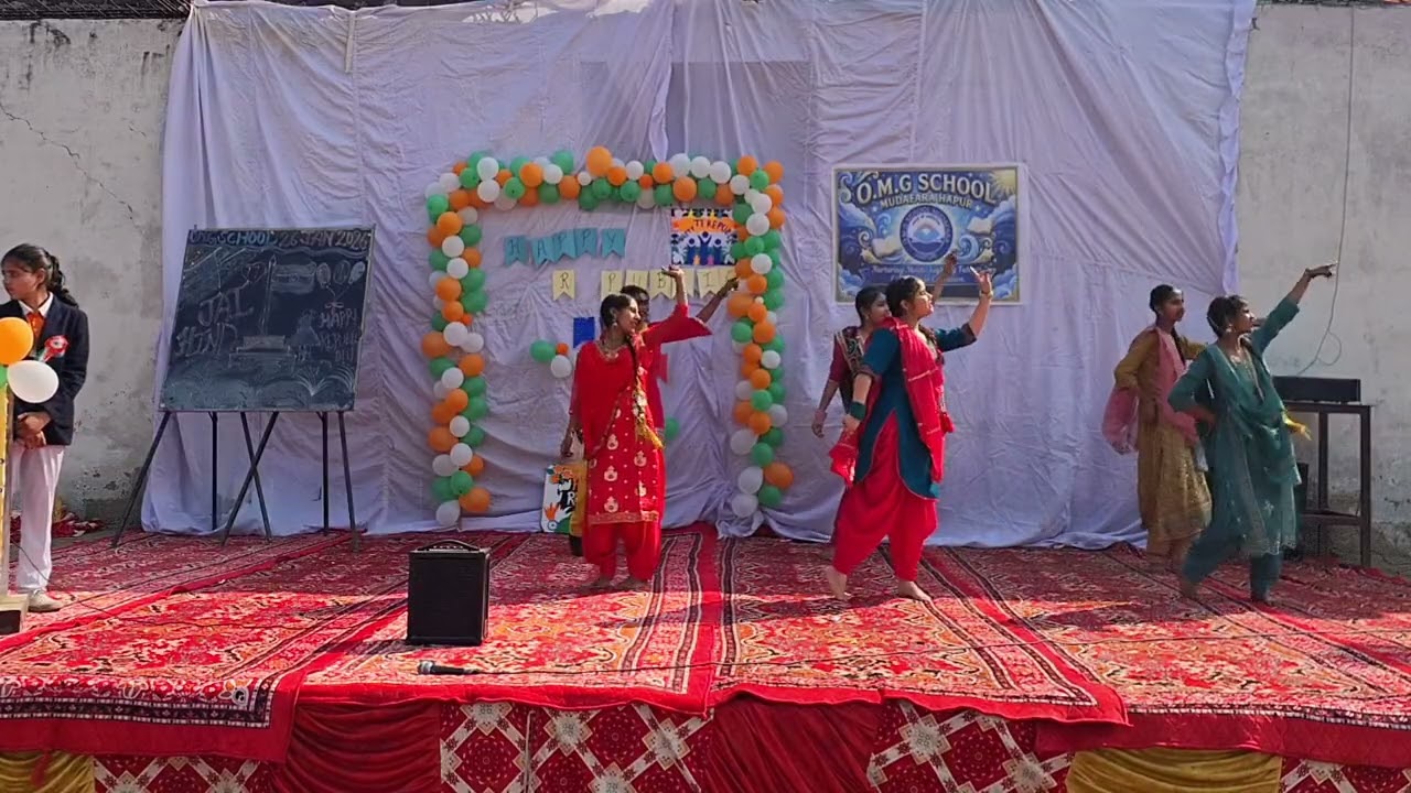 🔥 Punjabi Dance Performance 🇮🇳 | Republic Day Function 2026 | O.M.G School