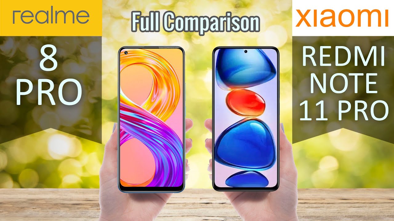 Redmi Note 11 Pro vs Realme 8 Pro