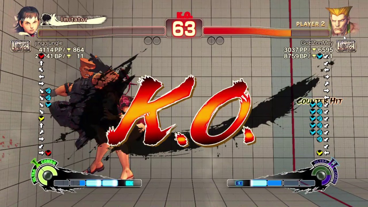 USF4 Guile vs Sakura (jingojungle)