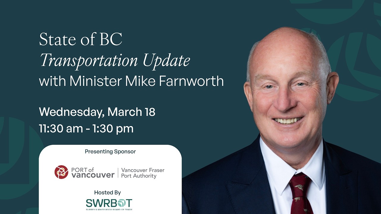 State of BC Transportation Update with Minister Mike Farnworth