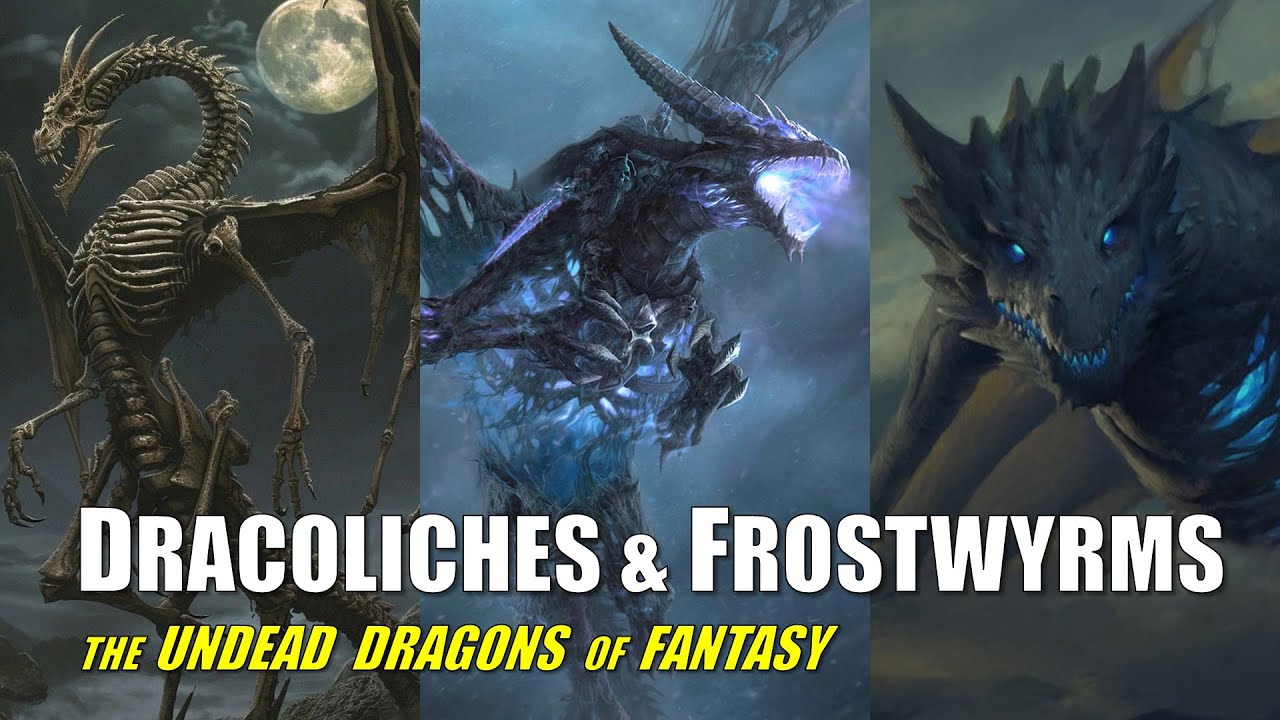 10 Undead Dragons in Different Fiction/Fantasy Worlds