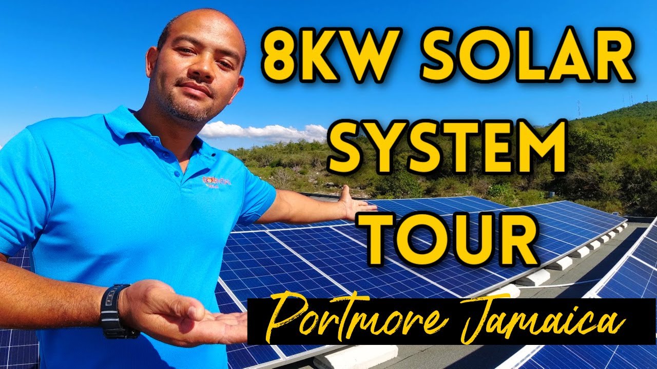 Portmore 8kw Solar System Tour