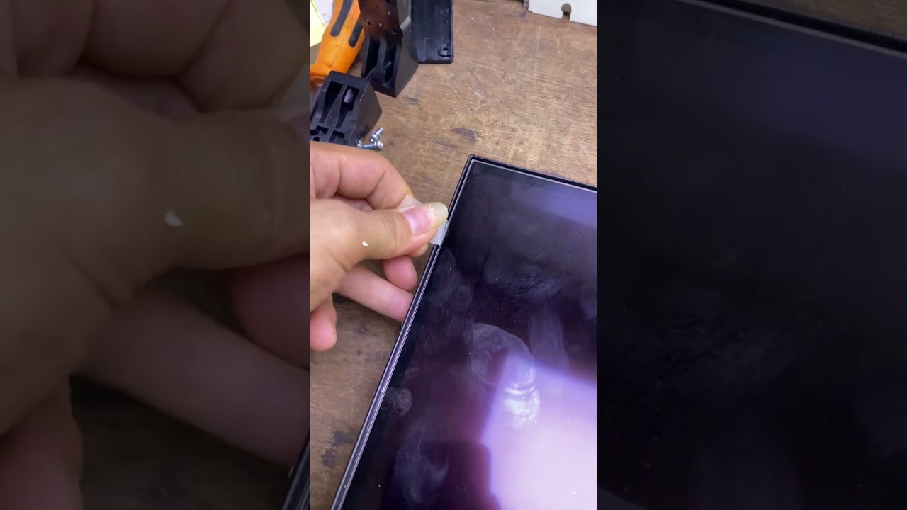 How to remove a TV screen that doesn’t frame 