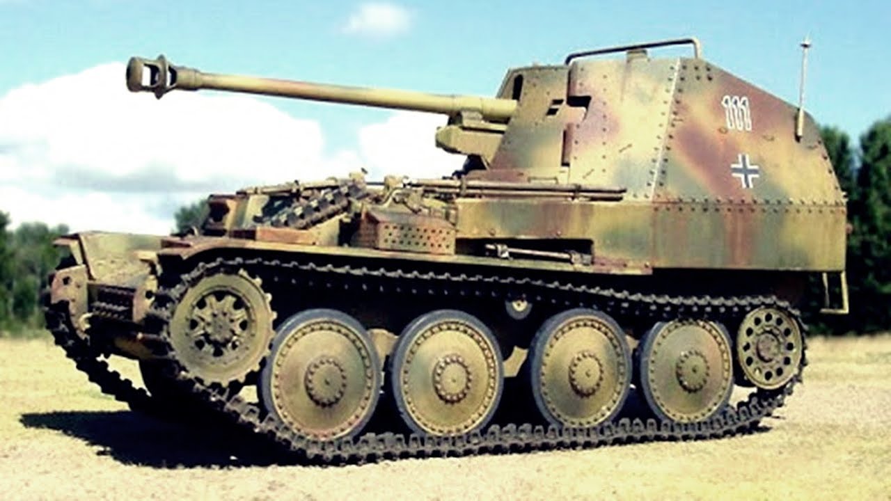 O Extremamente letal Ca&ccedil;a-Tanques alem&atilde;o Marder III