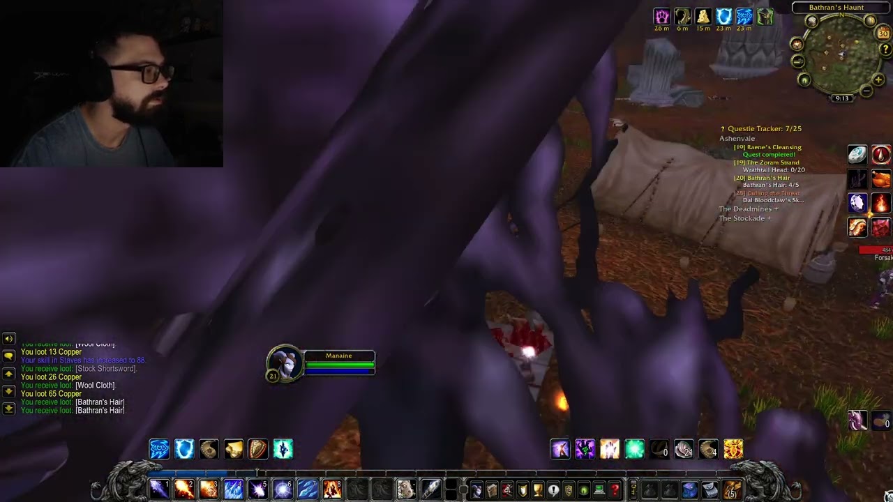 World of Warcraft Lets Play! Draenei Mage! Ep. 9 - Ashenvale Leveling