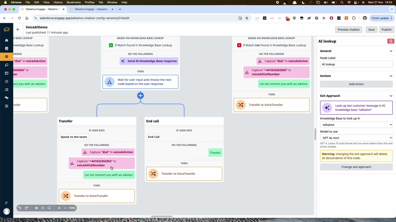 Talkative Voice AI IVR | Build Smart Call Flows with the Workflow Builder