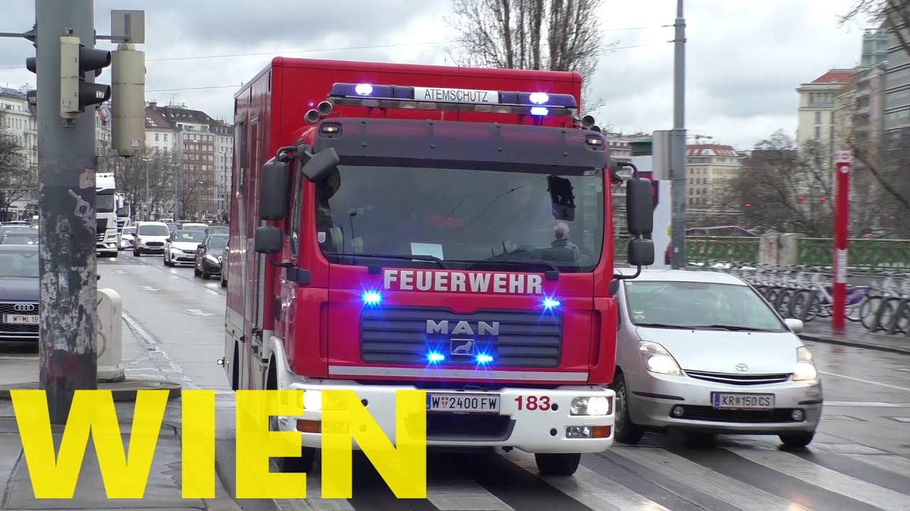 [WIEN] 🚨Sonderfahrzeuge Feuerwehr Wien + Bundespolizei + Berufsfrettung Wien 🚨#MontisEinsatzfahrten